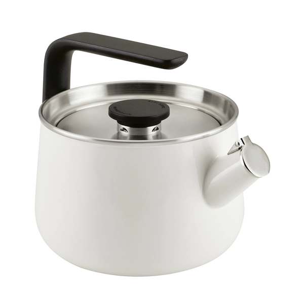Pava Silbadora Esmaltada Kitchenaid Induccion 1,9L Blanca