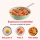 Bateria de cocina Kitchenaid 10 Pzs Anodizado
