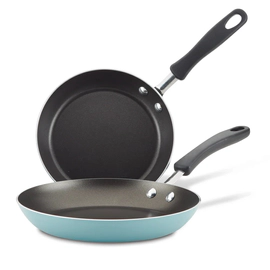 Set 2 sartenes Farberware 21 y 25cm antiadherentes aqua