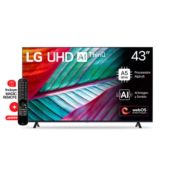 Smart Tv LG 43" Uhd 4K Thinq Ai