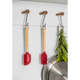 Set De Espatulas Kitchenaid X2 Abedul Silicona Rojo
