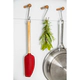 Espatula Para Batir Silicona Kitchenaid Mango Abedul Rojo