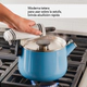 Pava Silbadora Esmaltada Kitchenaid Induccion 1,9L Velvet