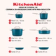 Bateria de cocina Kitchenaid 10 Pzs Ceramico Agave