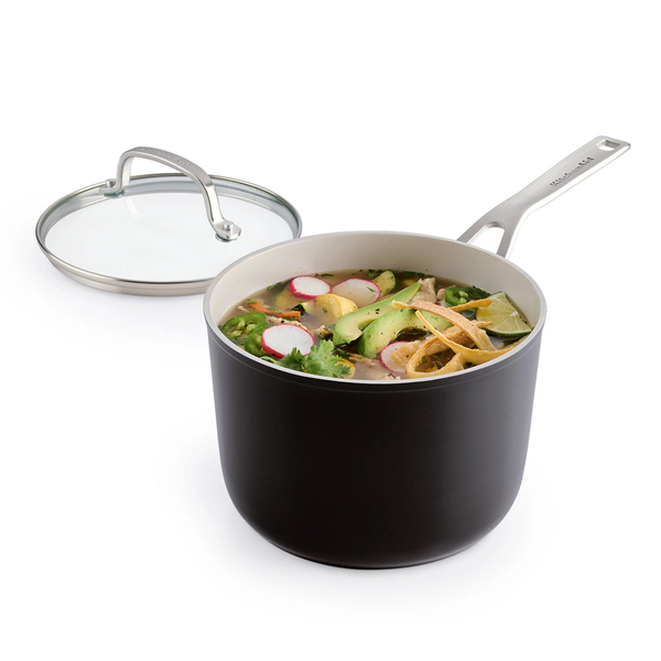 Olla con tapa Kitchenaid 2,8Lts Ceramica