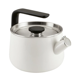 Pava Silbadora Esmaltada Kitchenaid Induccion 1,9L Blanca