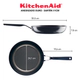 Sarten Kitchenaid 31Cm Anodizada