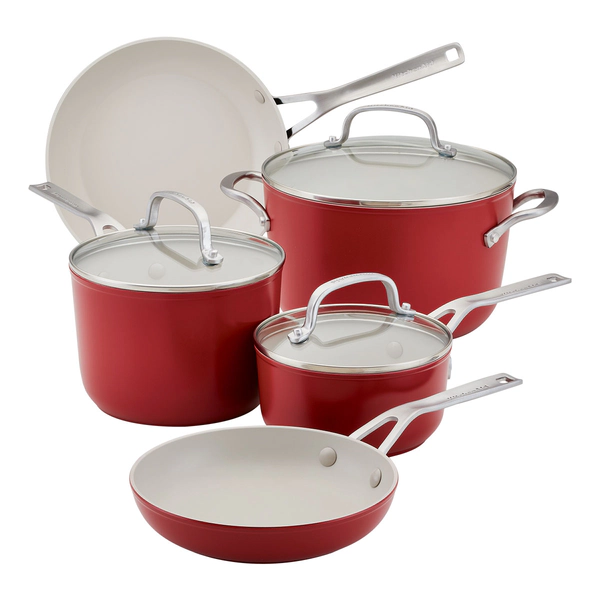 Bateria de cocina Kitchenaid 8 Pzs Cerámica