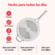 Sarten con tapa y asa Kitchenaid 4,7Lts Anodizado Ceramico