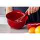 Batidor Plano Kitchenaid Acero Inoxidable Rojo