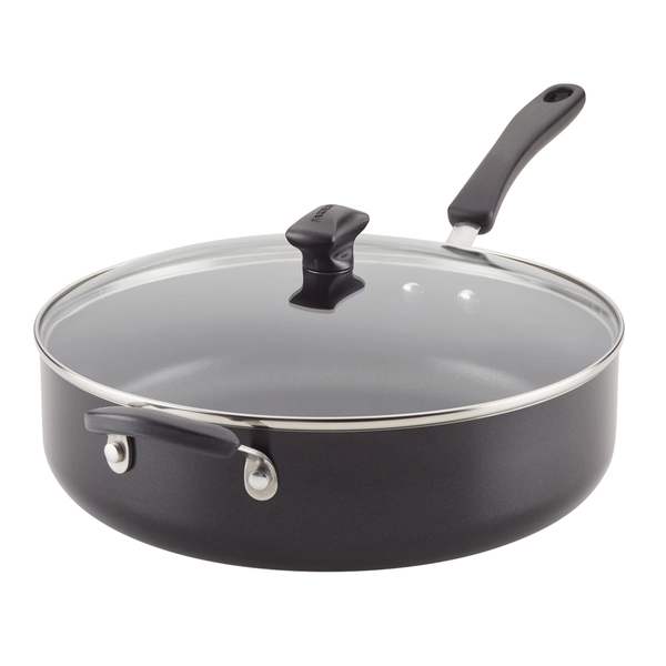 Olla con tapa Farberware 5,6lt antiadherente negro