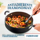 Olla con tapa Farberware 5,6lt antiadherente negro
