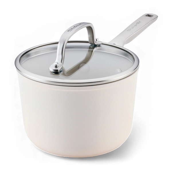 Olla con tapa Kitchenaid 1,9Lts Anodizado Ceramico