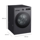 LAVASECARROPAS LG WD20EGNTSPG 20 + 10 KG INVERTER