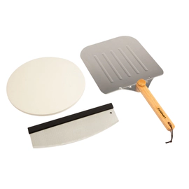 Set de utensilios de lujo para pizza a la parrilla de 3 pzs CPS-515 de Cuisinar