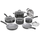 BATERIA DE COCINA CUISINART 54C-11BK 11 PIEZAS ANTIADHERENTE CERAMICO