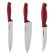 SET DE CUCHILLOS CUISINART C77SSR-12P 12 PIEZAS ACERO INOX ROJO