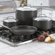 BATERIA DE COCINA CUISINART 66-7P1 7 PIEZAS ANTIADH ANORDIZADO DURO