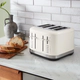 TOSTADORA KITCHENAID LKMT4109RPL 4 REBANADAS BLANCO PORCELANA
