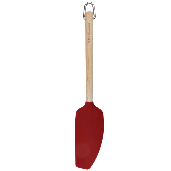 ESPATULA PARA BATIR SILICONA KITCHENAID KQR732OHERE MANGO ABEDUL ROJO (CHI)