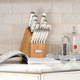 SET DE CUCHILLOS CUISINART C77WTR-15P 15 PIEZAS ACERO INOX
