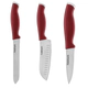 SET DE CUCHILLOS CUISINART C77SSR-12P 12 PIEZAS ACERO INOX ROJO