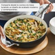 SARTEN KITCHENAID 84841 C/TAPA ANTIADH CERÁMICO ANODIZADO DURO 4,7L NEGRO (TAI)
