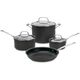 BATERIA DE COCINA CUISINART 66-7P1 7 PIEZAS ANTIADH ANORDIZADO DURO