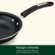 SET SARTENES CUISINART M55C22-911BK 22 Y 28 CM CERÁMICA ANTIADH