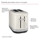 TOSTADORA KITCHENAID LKMT2109RPL 2 REBANADAS BLANCO PORCELANA
