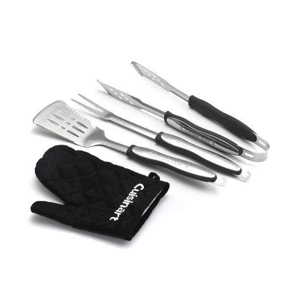SET DE HERRAMIENTAS PARA PARRILLA CUISINART CGS-134BL 4 PIEZAS