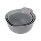 SET DE 3 BOWL DE MEZCLA KITCHENAID KQG175OSCGG GRIS (CHI)