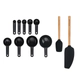 SET DE UTENSILIOS KITCHENAID KQG492OHOBE 11 PIEZAS NEGRO (CHINA)