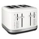 TOSTADORA KITCHENAID LKMT4109RPL 4 REBANADAS BLANCO PORCELANA