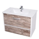 Vanitory Campi shape 60 con mesada loza 1 agujero