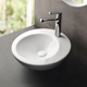 Bacha Baño Redonda Ferrum Tori AG L326K Bca TOR-BH-057-BL