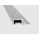 Protector escalon Atrim Aluminio 12,5x20mm 2,5 mts anodizado mate