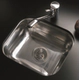Bacha de cocina simple Johnson c/antirrebalse E37