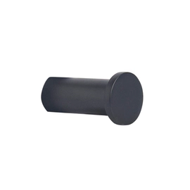 Accesorio de baño Ottone Percha Disco Net negro mate