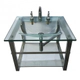 Vanitory Misiones Troms Clear 60 cm Con Bacha 3 agujeros