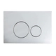 Tecla doble Ferrum redonda cromada REP-RA-050-CR