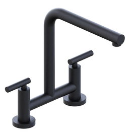 Griferia de cocina Hidromet Sun Pico recto lever black 04561NEGR