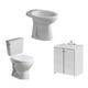 Juego baño Andina Ferrum + Vanitory Schneider c/mesada