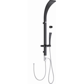 Griferia ducha Reflex con Duchador Sl090C C/Luz Led negro