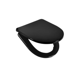 Tapa de inodoro Ferrum Fontana negro satinado FON-TP-001-NS