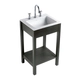Mueble vanitory Ferrum symi marron sin mesada ARM-MB-003-MO