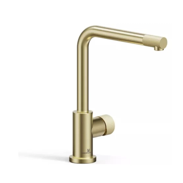 Grifería cocina Hidromet texture monoc pico recto gold 9870GOLD