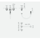 Griferia de Bidet 3 Ag Antique Cruz Cromo Andez 0700.40