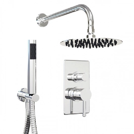 Griferia ducha Hidromet Vector 2V c/duchador 42112cr