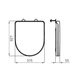 Tapa de indoro Ferrum veneto/varese/fontana VNT-TP-003-BL
